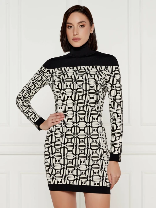 Zdjęcie produktu Elisabetta Franchi Sukienka ecru