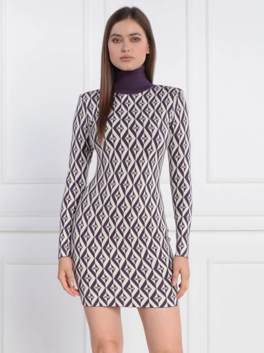 Zdjęcie produktu Elisabetta Franchi Sukienka fioletowy