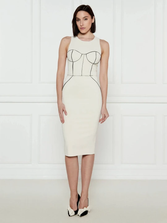 Zdjęcie produktu Elisabetta Franchi Sukienka ecru
