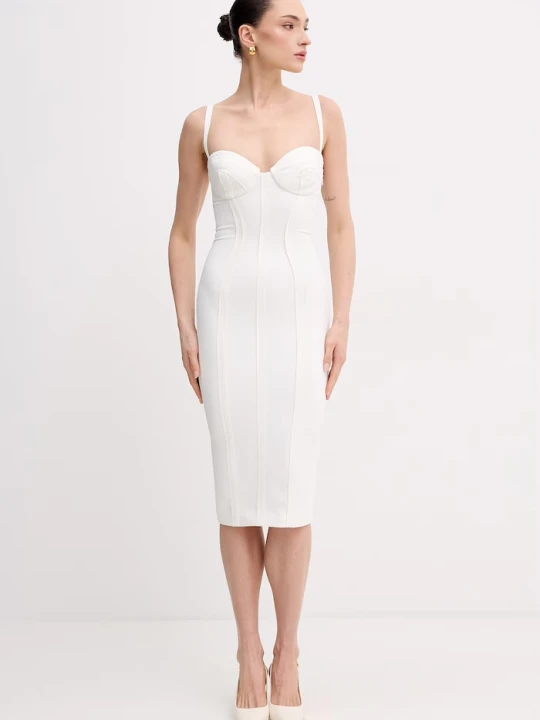 Zdjęcie produktu Elisabetta Franchi Sukienka bodycon beżowy