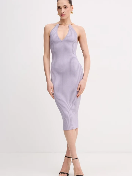 Zdjęcie produktu Elisabetta Franchi sukienka bodycon fioletowy
