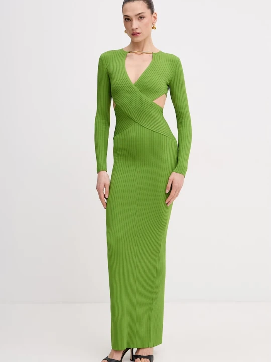 Zdjęcie produktu Elisabetta Franchi sukienka bodycon z wiskozą zielony