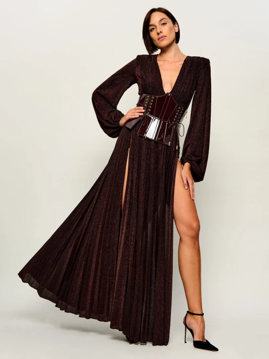 Zdjęcie produktu Elisabetta Franchi Sukienka brązowy