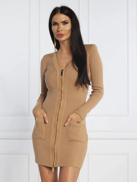 Zdjęcie produktu Elisabetta Franchi Sukienka camel