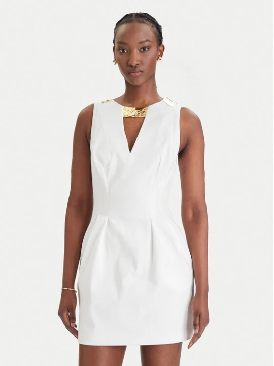 Zdjęcie produktu Elisabetta Franchi Sukienka koktajlowa AB-856-61E2-V490 Biały Regular Fit