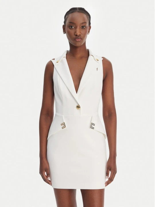 Zdjęcie produktu Elisabetta Franchi Sukienka koktajlowa AB-924-61E2-V520 Biały Regular Fit