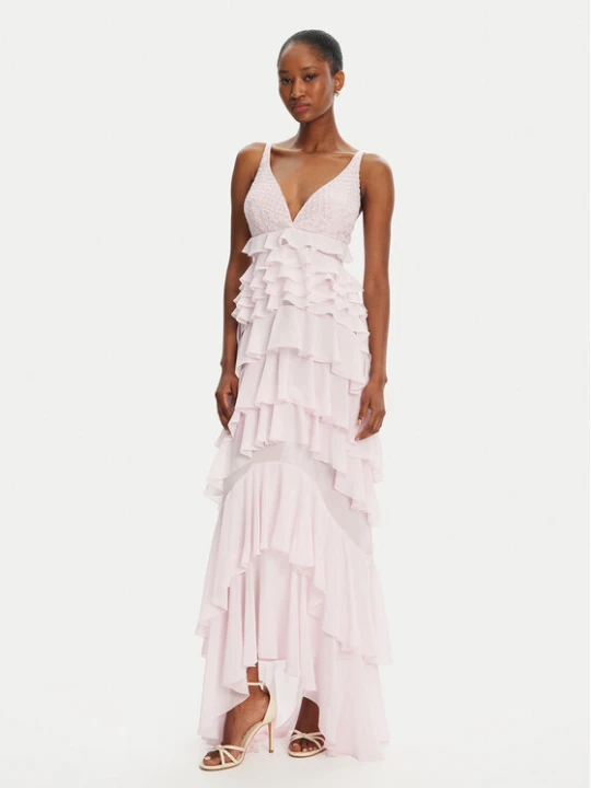 Zdjęcie produktu Elisabetta Franchi Sukienka koktajlowa AB-R42-52E2- Różowy Regular Fit