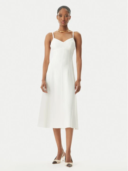 Zdjęcie produktu Elisabetta Franchi Sukienka koktajlowa AB74852E2 360 Biały Regular Fit