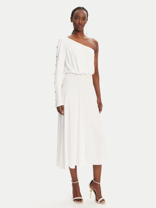Zdjęcie produktu Elisabetta Franchi Sukienka koktajlowa AB80252E2 360 Biały Regular Fit