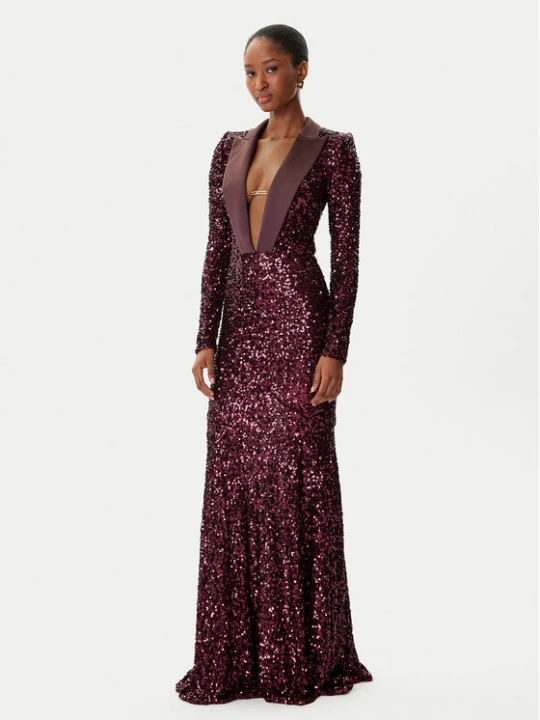 Zdjęcie produktu Elisabetta Franchi Sukienka wieczorowa AB-R13-56E2-V860' Bordowy Regular Fit