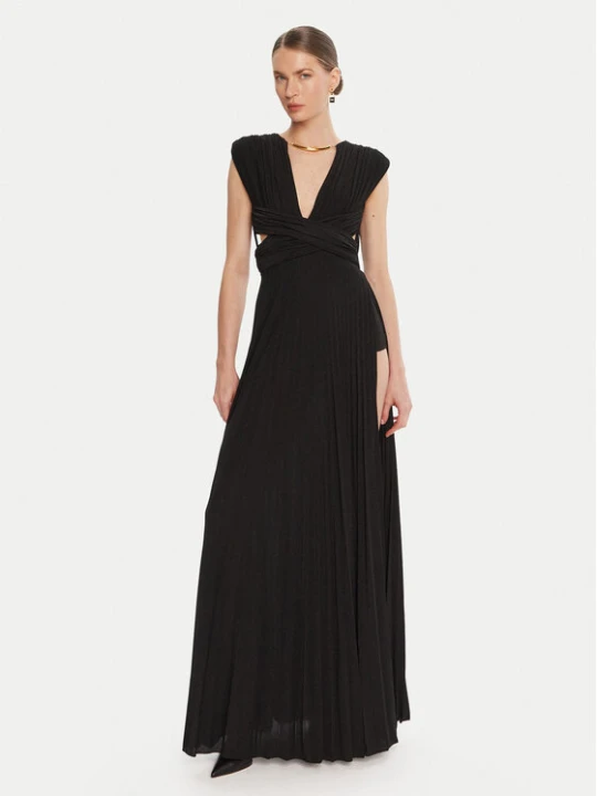 Zdjęcie produktu Elisabetta Franchi Sukienka wieczorowa AB-R15-56E2-V690 Czarny Regular Fit