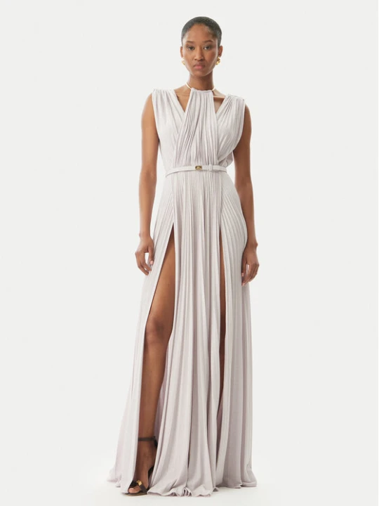 Zdjęcie produktu Elisabetta Franchi Sukienka wieczorowa AB-R21-52E2 Fioletowy jasny Regular Fit