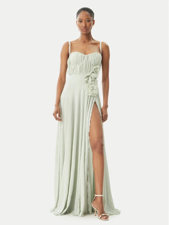 Zdjęcie produktu Elisabetta Franchi Sukienka wieczorowa AB-R22-52E2 Zielony Regular Fit
