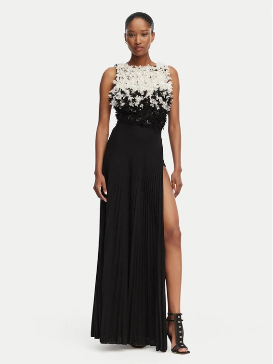 Zdjęcie produktu Elisabetta Franchi Sukienka wieczorowa AB-R44-62E2-V800 Czarny Slim Fit