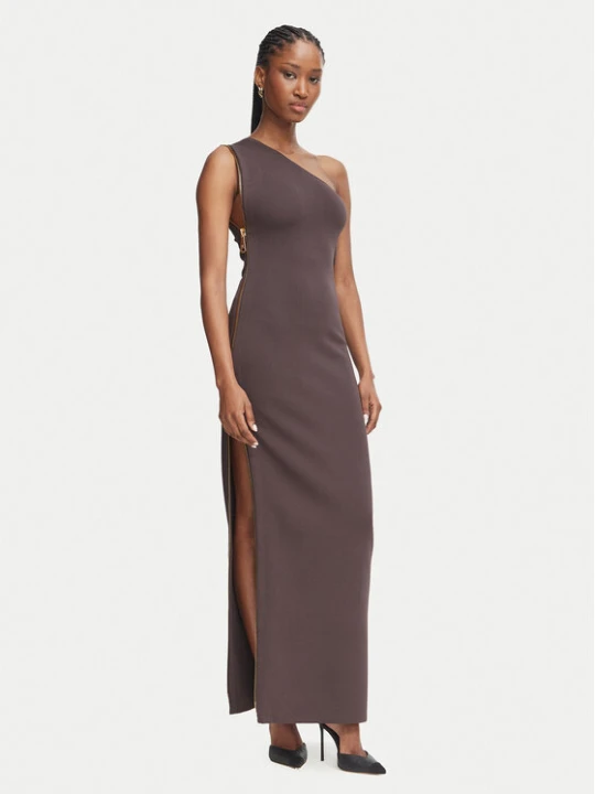 Zdjęcie produktu Elisabetta Franchi Sukienka wieczorowa AM-07B-66E2-V700 Brązowy ciemny Slim Fit