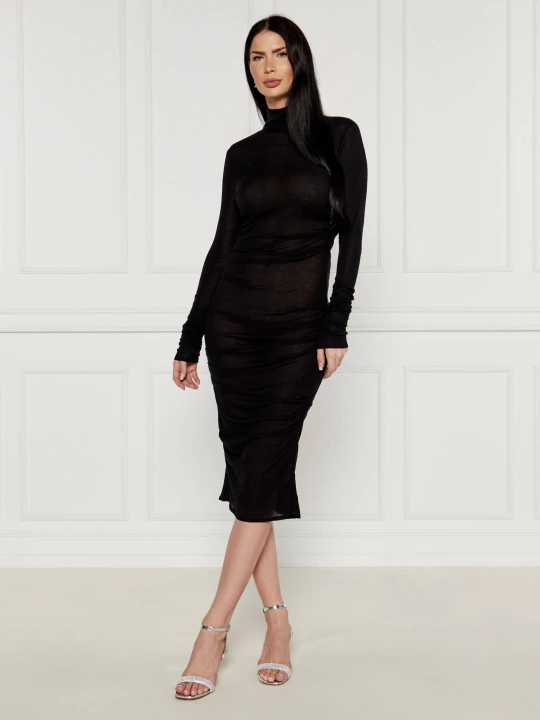 Zdjęcie produktu Elisabetta Franchi Sukienka | z dodatkiem wełny czarny