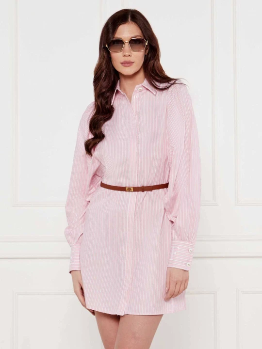 Zdjęcie produktu Elisabetta Franchi Sukienka z paskiem różowy