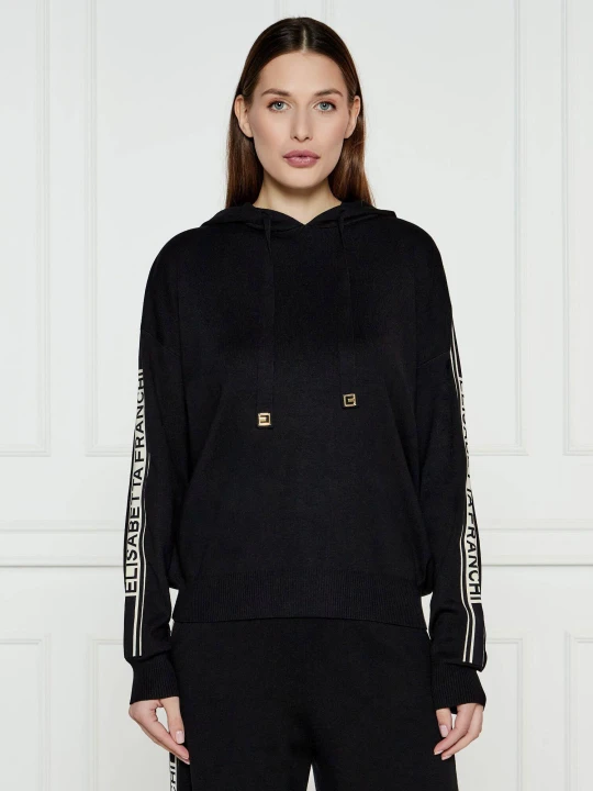 Zdjęcie produktu Elisabetta Franchi Sweter | Regular Fit czarny