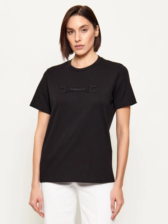 Zdjęcie produktu Elisabetta Franchi T-shirt | Loose fit czarny