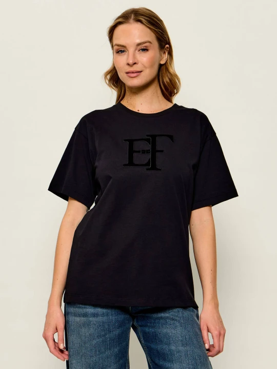 Zdjęcie produktu Elisabetta Franchi T-shirt | Loose fit czarny