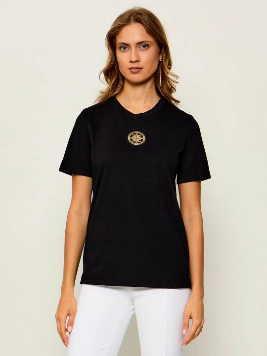 Zdjęcie produktu Elisabetta Franchi T-shirt | Oversize fit czarny
