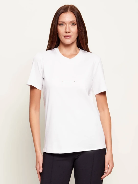 Zdjęcie produktu Elisabetta Franchi T-shirt | Regular Fit biały