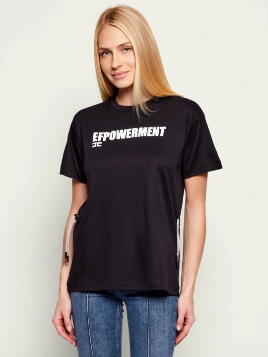 Zdjęcie produktu Elisabetta Franchi T-shirt | Regular Fit czarny