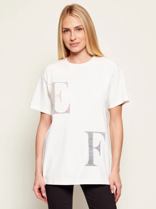 Zdjęcie produktu Elisabetta Franchi T-shirt | Relaxed fit biały