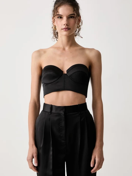 Zdjęcie produktu Elisabetta Franchi top damski czarny