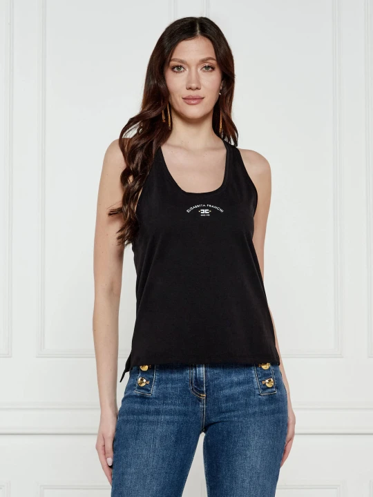 Zdjęcie produktu Elisabetta Franchi Top | Regular Fit czarny