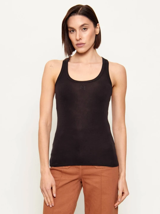 Zdjęcie produktu Elisabetta Franchi Top | Slim Fit | z dodatkiem wełny czarny