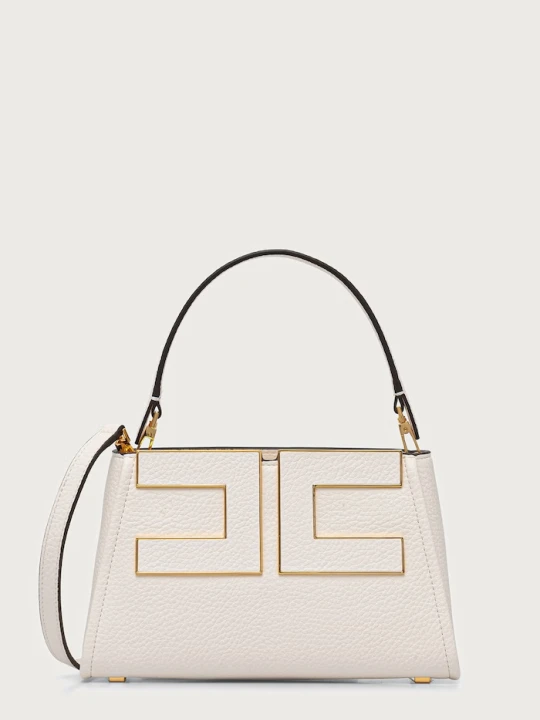 Zdjęcie produktu Elisabetta Franchi torebka crossbody damska z imitacji skóry beżowy