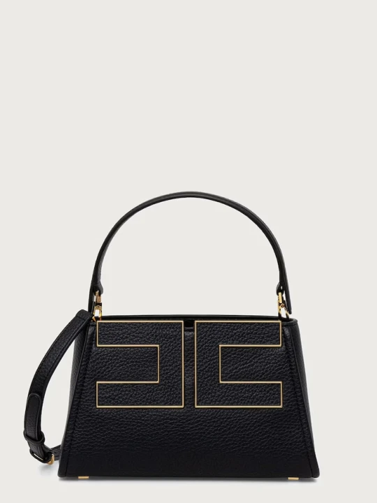Zdjęcie produktu Elisabetta Franchi torebka crossbody damska z imitacji skóry czarny