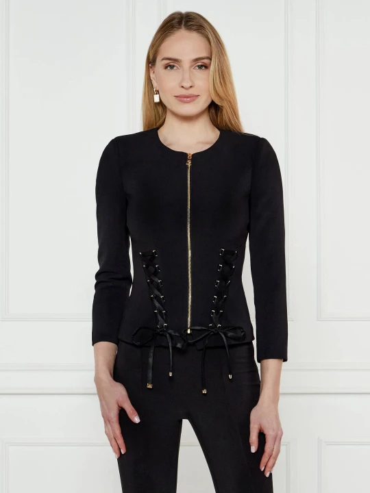 Zdjęcie produktu Elisabetta Franchi Żakiet | Slim Fit czarny