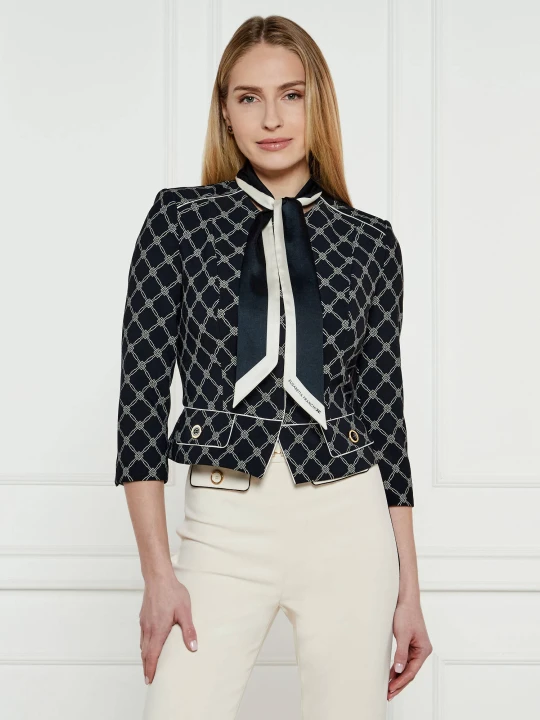 Zdjęcie produktu Elisabetta Franchi Żakiet | Slim Fit czarny