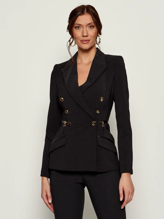 Zdjęcie produktu Elisabetta Franchi Żakiet | Slim Fit czarny
