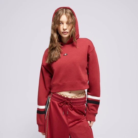 Zdjęcie produktu Ellesse Bluza Z Kapturem Barnes Brgnd Cropped Hoody bordowy