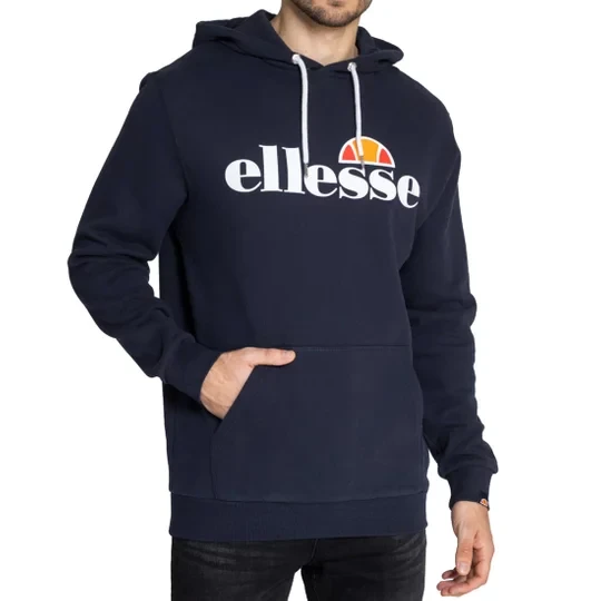 Zdjęcie produktu Ellesse SL Gottero OH Hoody SHC07407-429, Męskie, Granatowe, bluzy, bawełna, rozmiar: M