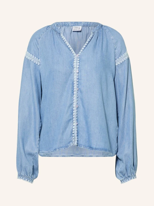 Zdjęcie produktu Emily Van Den Bergh Bluzka W Stylu Dżinsowym blau niebieski