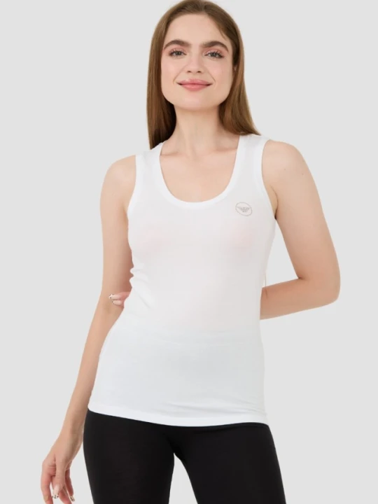 Zdjęcie produktu EMPORIO ARMANI Biały damski top, Rozmiar S