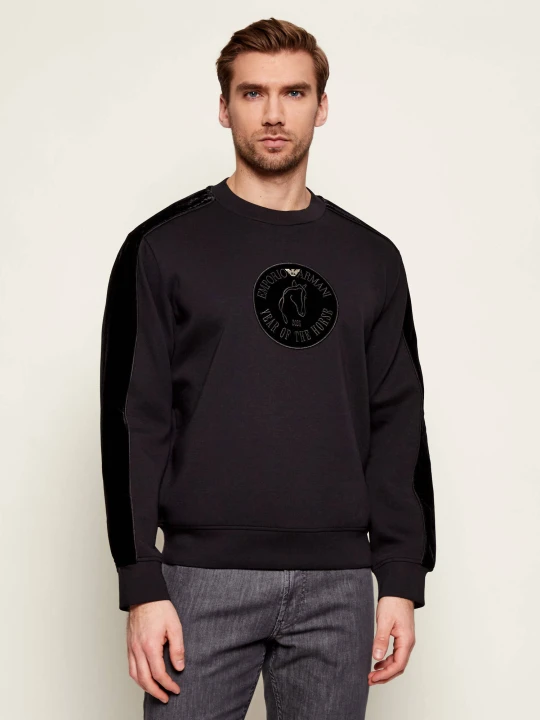Zdjęcie produktu Emporio Armani Bluza Lunar New Year | Regular Fit czarny