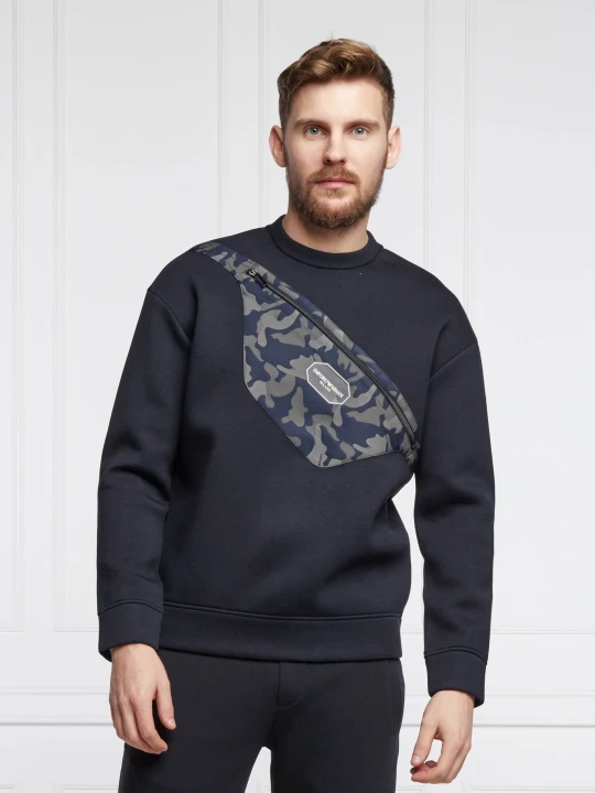 Zdjęcie produktu Emporio Armani Bluza | Regular Fit granatowy