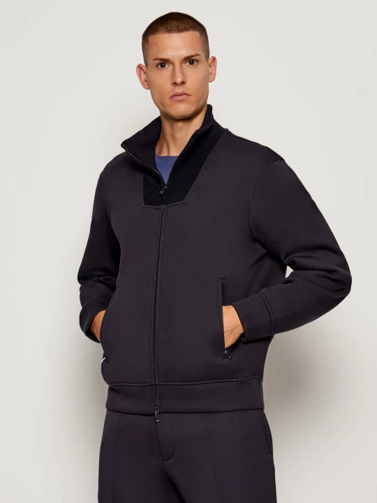 Zdjęcie produktu Emporio Armani Bluza | Regular Fit | z dodatkiem wełny granatowy