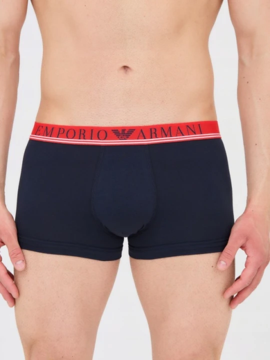 Zdjęcie produktu EMPORIO ARMANI Bokserki granatowe 3-pack, Rozmiar M Niebieski