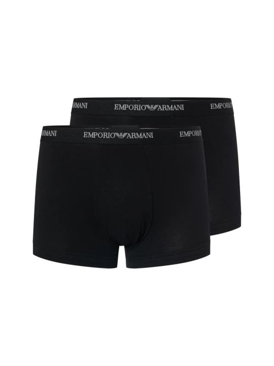 Zdjęcie produktu Emporio Armani Bokserki w 3-paku Mężczyźni Bawełna czarny