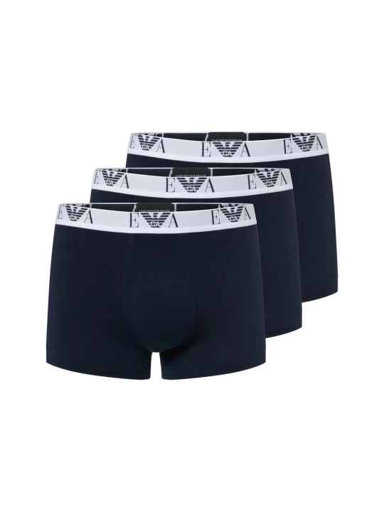 Zdjęcie produktu Emporio Armani Bokserki w 3-paku Mężczyźni Bawełna niebieski
