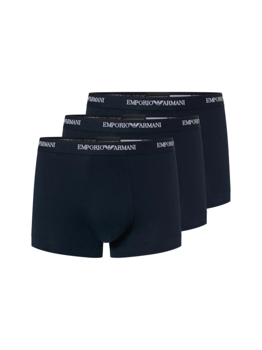 Zdjęcie produktu Emporio Armani Bokserki w 3-paku Mężczyźni Bawełna niebieski