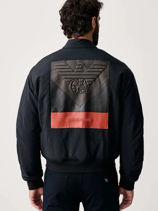 Zdjęcie produktu Emporio Armani bomberka męska granatowy
