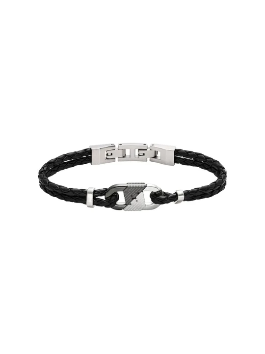 Zdjęcie produktu Emporio Armani bransoletka EAGLE LOGO czarny