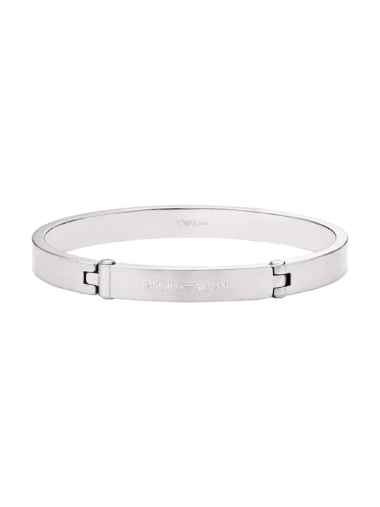 Zdjęcie produktu Emporio Armani bransoletka męska ze stali nierdzewnej Eagle Logo srebrny